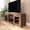 Merrick Lane Galena Traditional Full Glass Door 65" TV Stand for up to 80" TVs